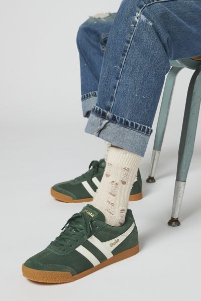 Gola Harrier Sneaker In Evergreen/off White, Women's At Urban Outfitters