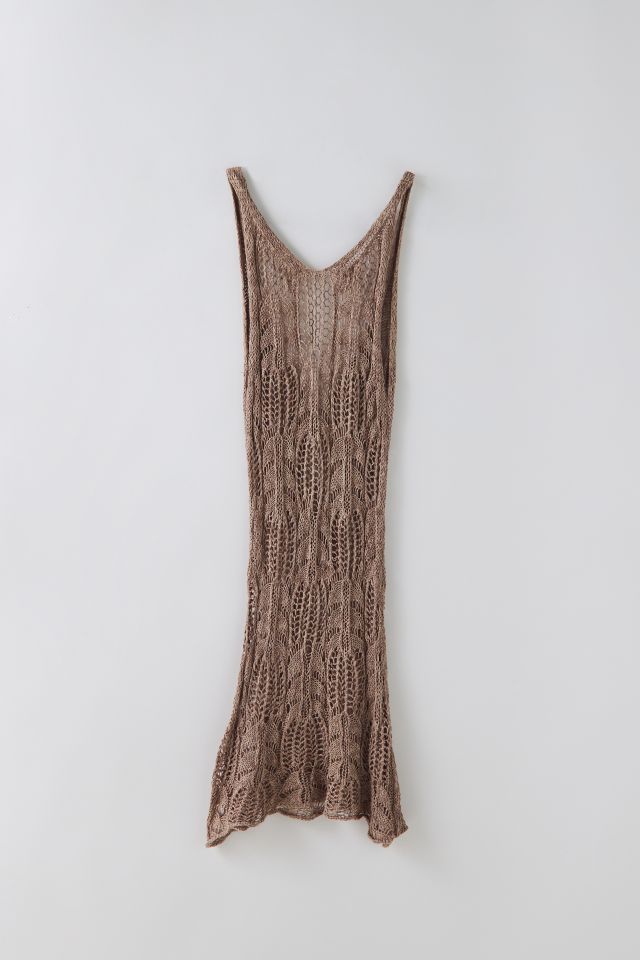 Vintage Crochet Tank Dress #1
