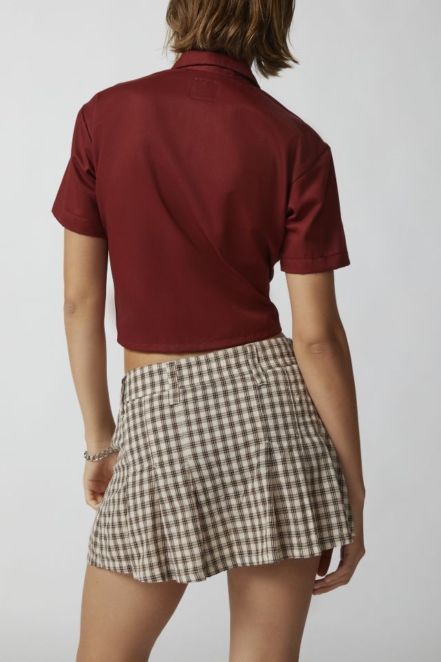 WORSHIP SUPPLIES Square Eyes Pleated Mini Skirt #3