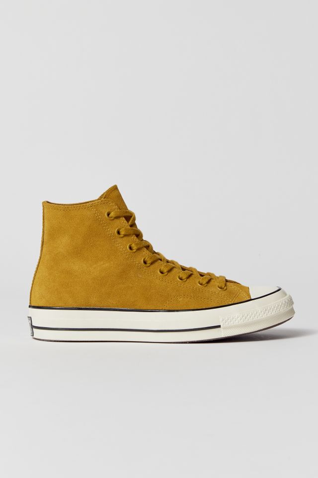 Converse mustard shop yellow high tops