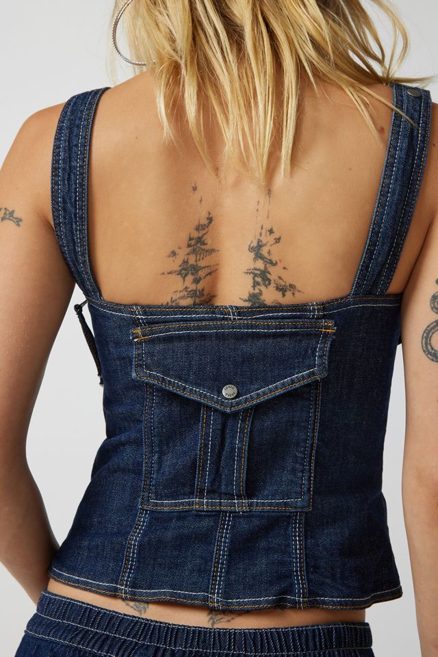 Jaded London Denim Cargo Top | Urban Outfitters