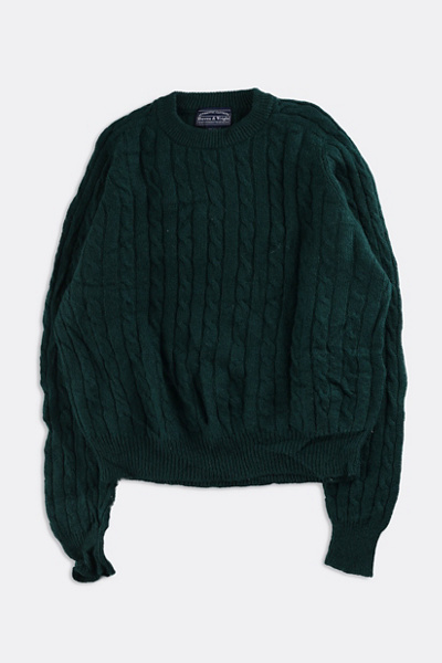 Maglione Uomo Urban Classics A Collo Alto - Knitted Crewneck In Viscosa E Nylon, Vestibilità Slim