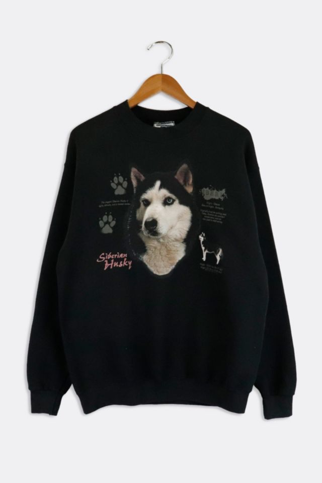 Vintage Siberian Husky Facts Sweatshirt | Urban Outfitters