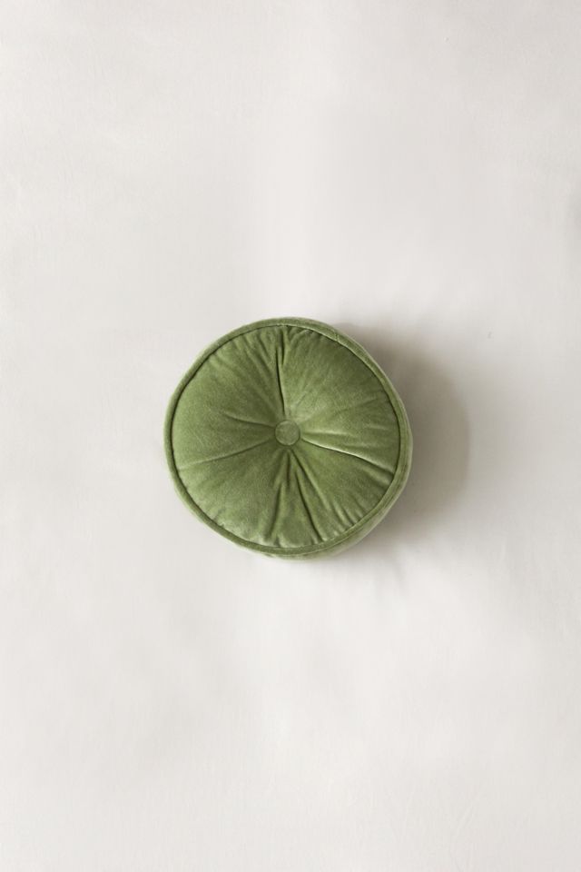 Velvet Mini Round Throw Pillow #1