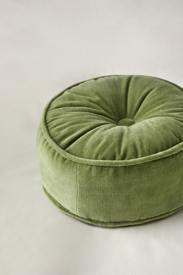 Velvet Mini Round Throw Pillow #2