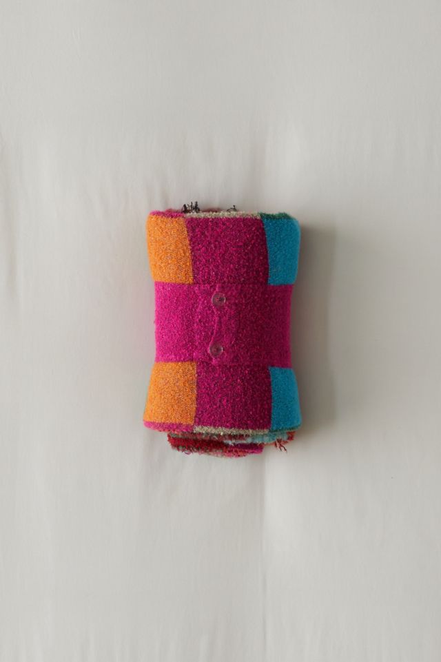 Himachal Checkerboard Throw Blanket #3