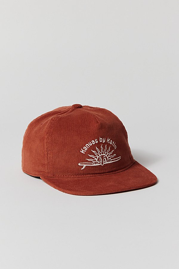 Katin Sunny Cord Hat In Rust, Men's At Urban Outfitters In Brown