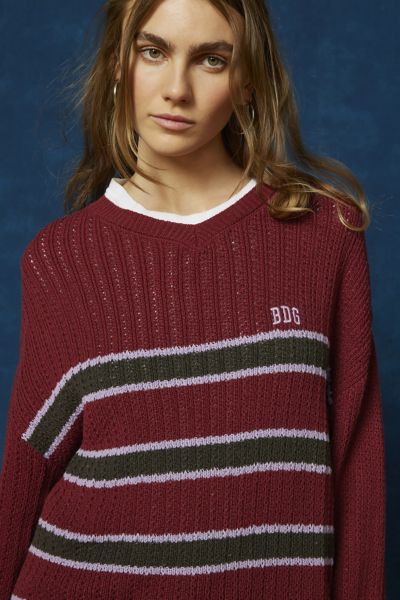 NWT Urban Outfitters BDG Shauna Jacquard Crew Neck Pullover Sweater Small  MP $69