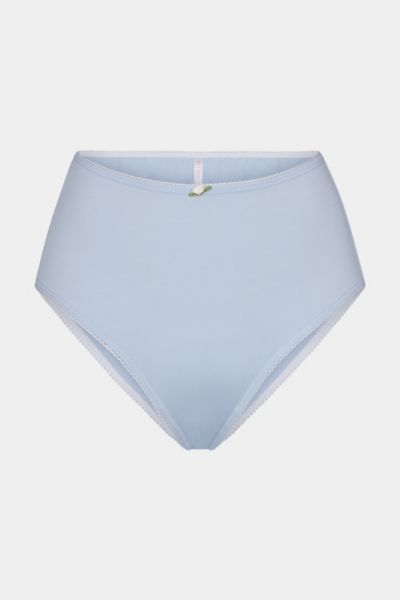 Shop Rat Boi High Rise Lace Trim Undie In Baby Blue, Women's At Urban Outfitters