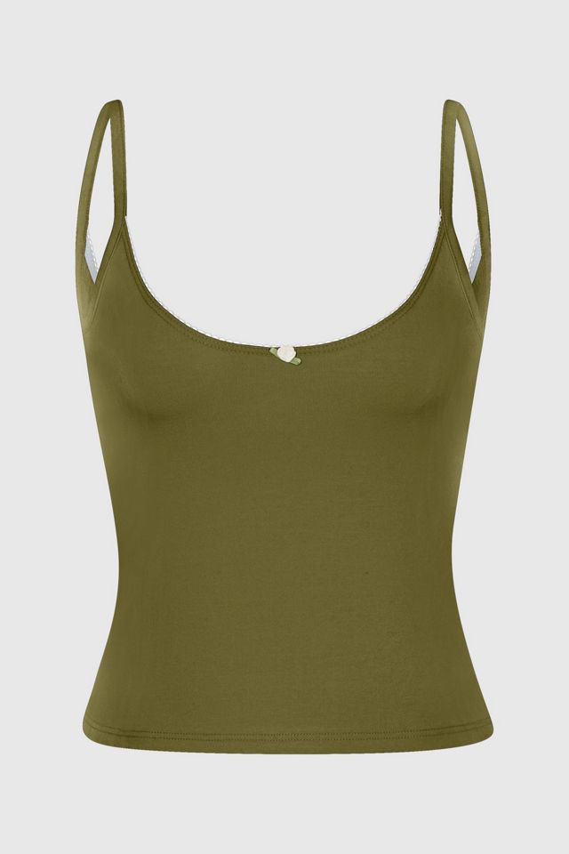 RAT BOI Scoop Back Lace Trim Cami #3