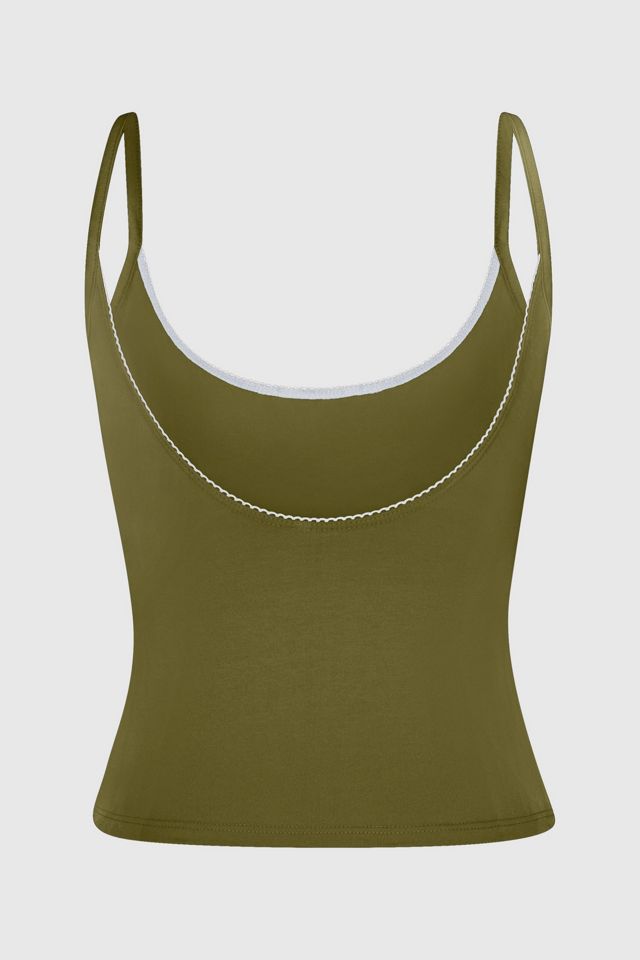 RAT BOI Scoop Back Lace Trim Cami #4