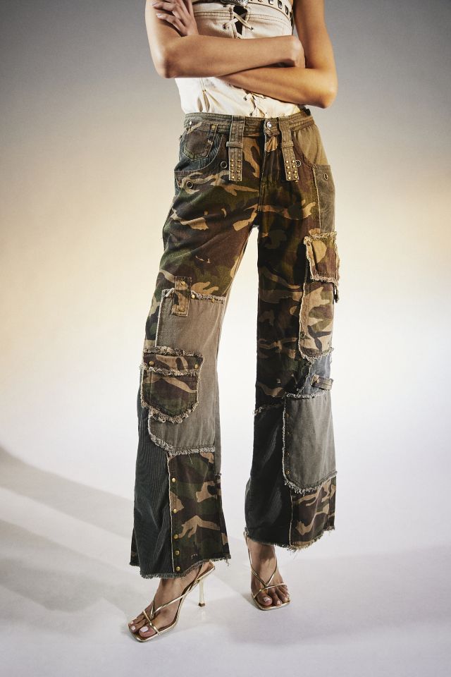 Jaded London Magna Distressed Camo Jean | Urban Outfitters