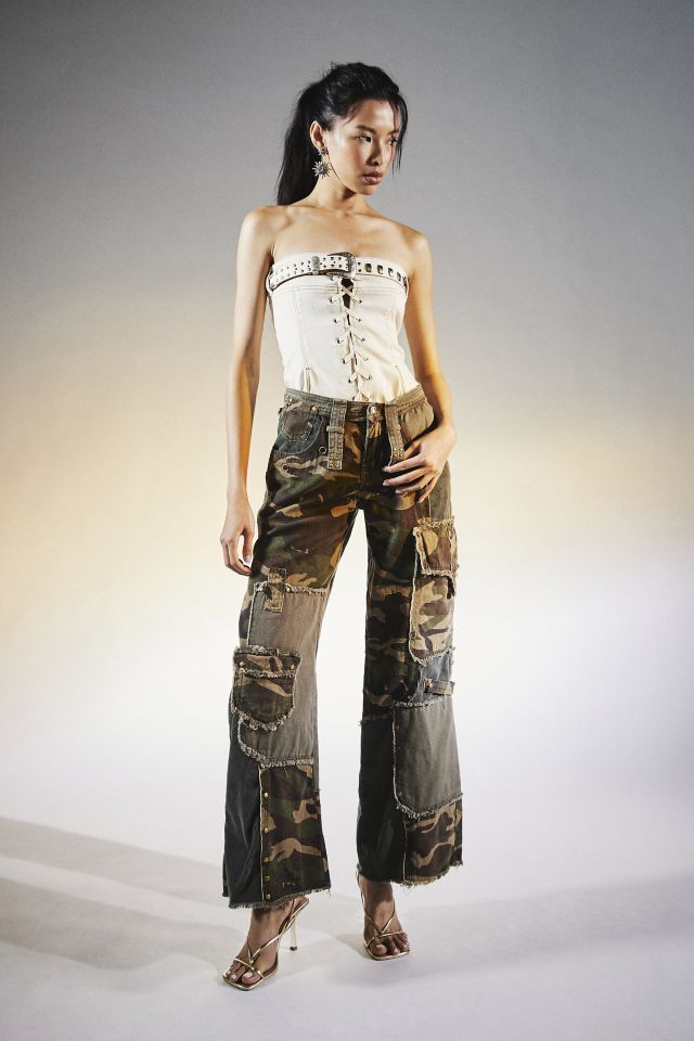 Jaded London Magna Distressed Camo Jean #1