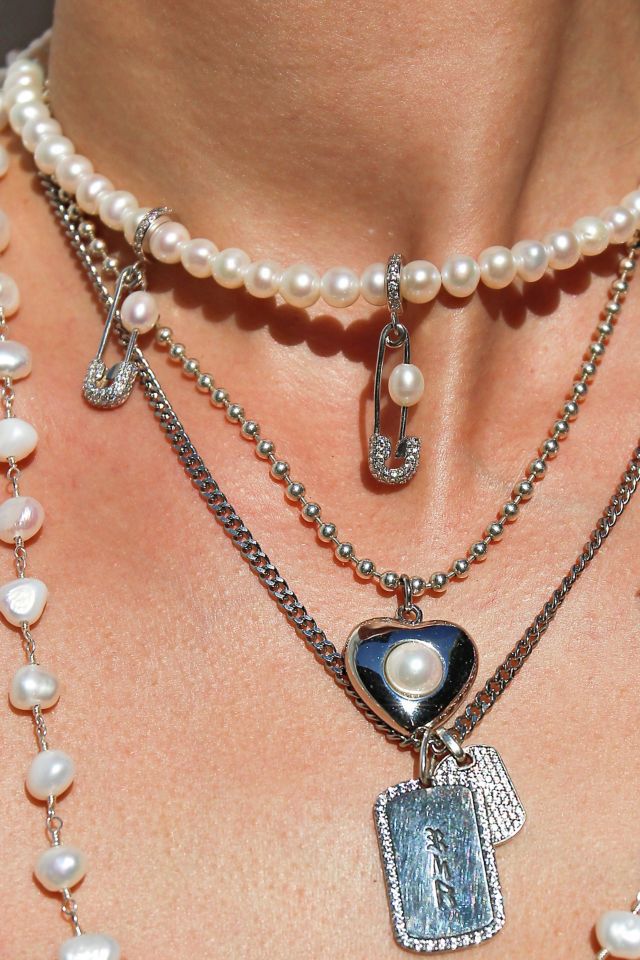 RIMOR Double Pin Through My Pearl Necklace #1