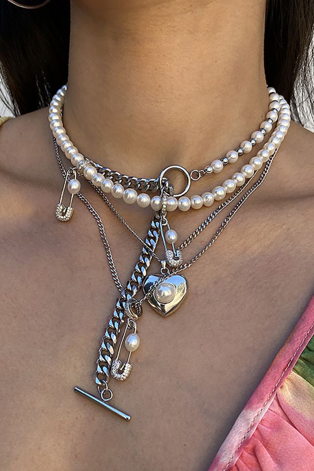 RIMOR Double Pin Through My Pearl Necklace #2
