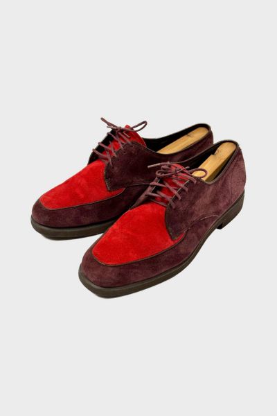 1990 s Hush Puppies Suede Two Tone Shoes Urban Outfitters