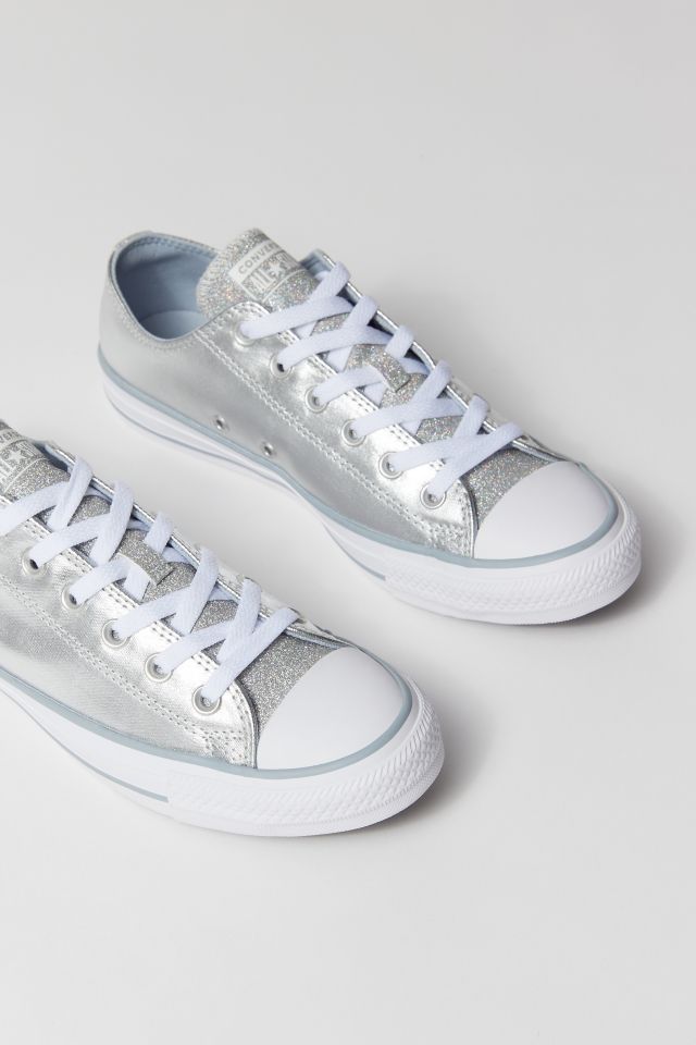 Converse all star store metallic