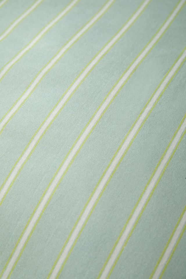 Washed Cotton Striped Duvet Cover #3