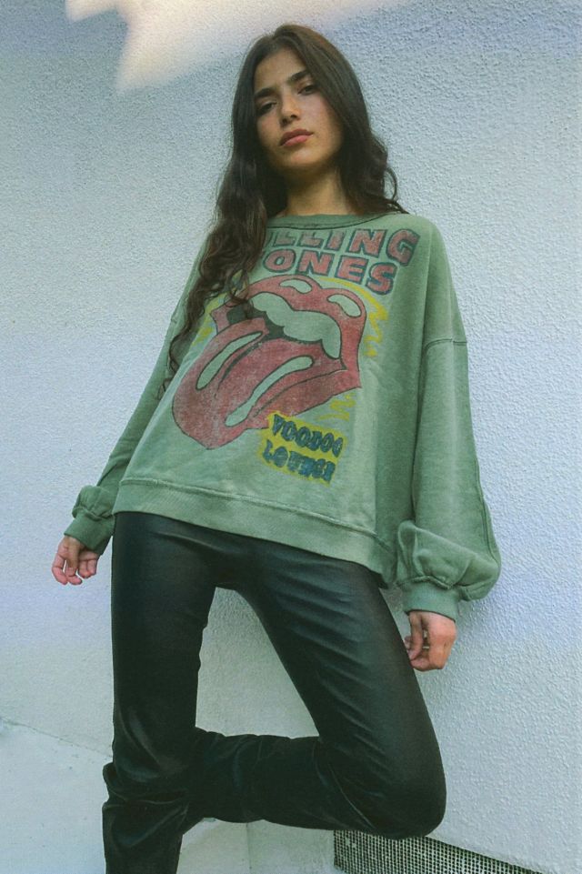 Urban Outfitters The Rolling Stones Slouchy Pullover Sweatshirt