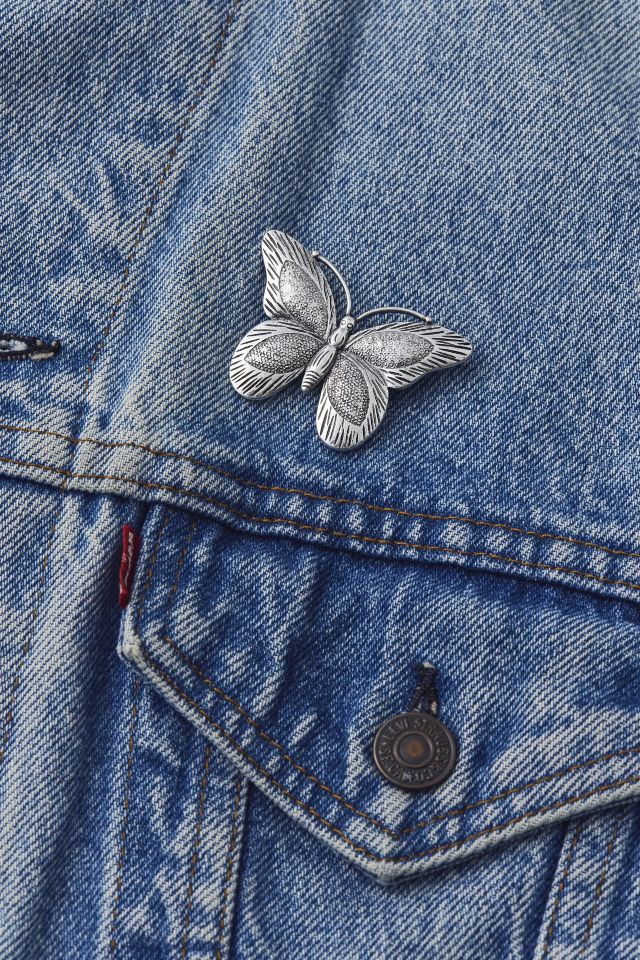 Metal Butterfly Brooch Pin #1