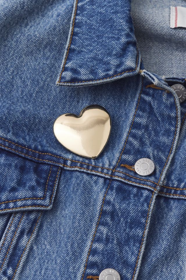 Broche Épinglette Cœur en Métal #1