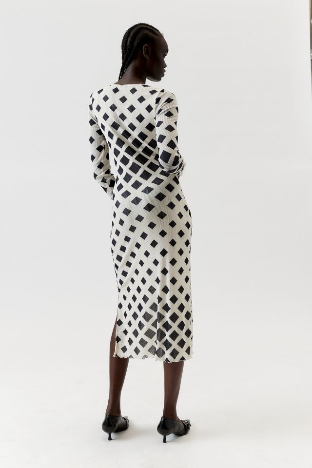 Find Me Now Haze Mesh Midi Dress #3