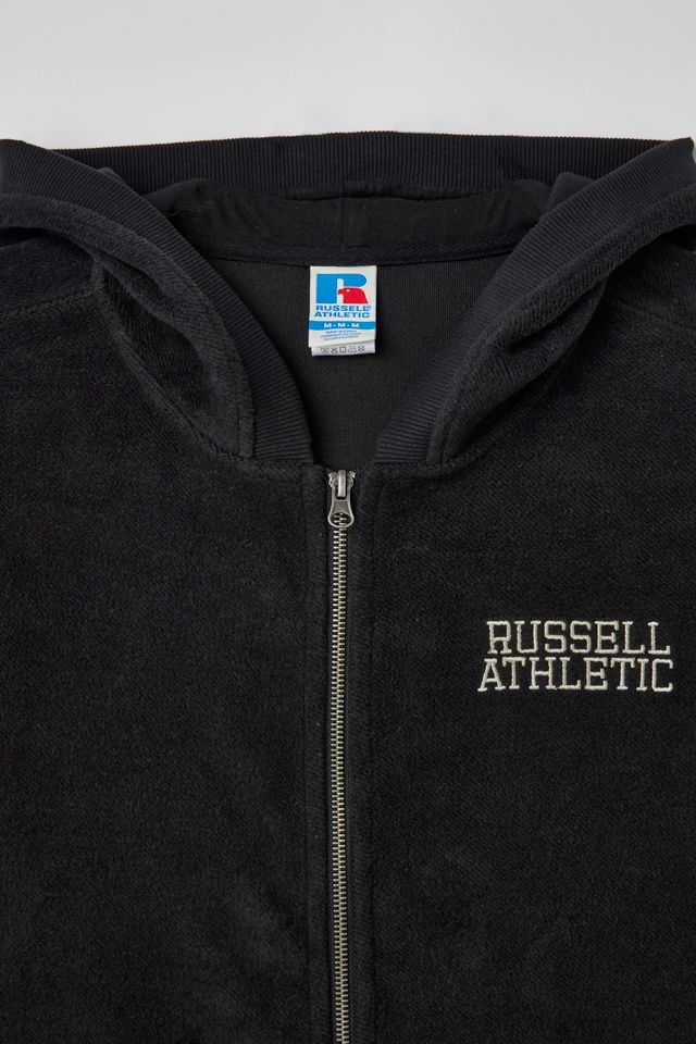 Russell Athletic Plush Chamois Full Zip Hoodie Sweatshirt | Urban