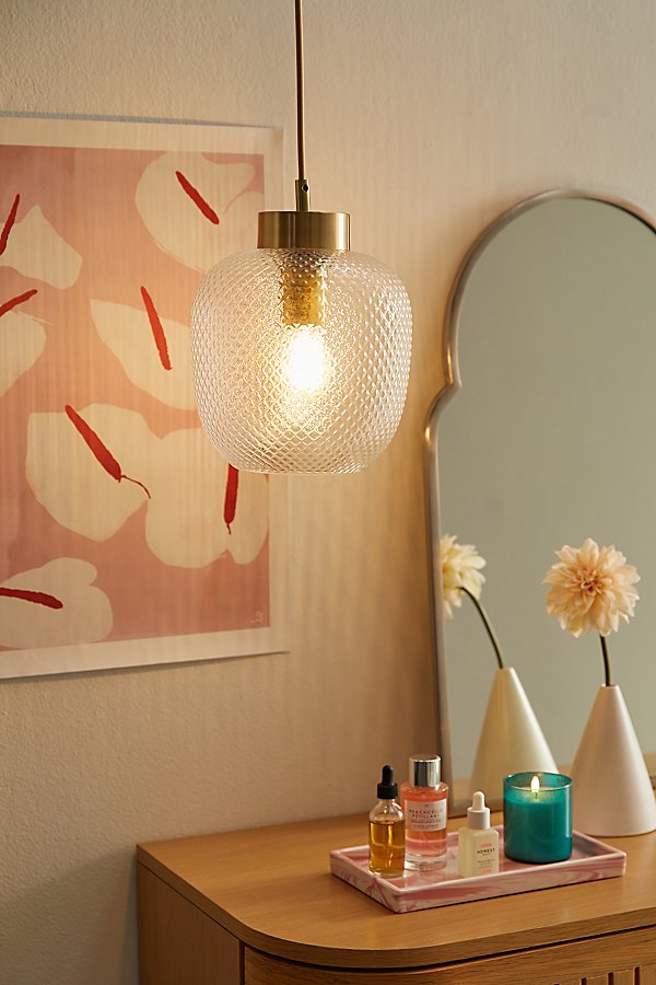 Urban Outfitters Nat Pendant Light In Gold