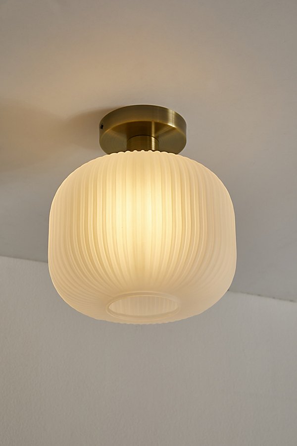 Urban Outfitters Hail Flush Mount Light In Gold