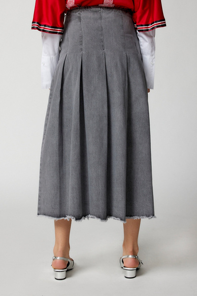 Basic Pleasure Mode Angelica Denim Maxi Skirt