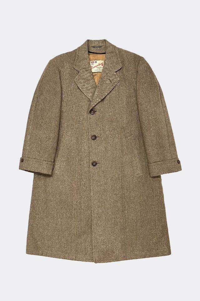 Vintage 1950’s Brennloch English Tweed Long Jacket | Urban Outfitters
