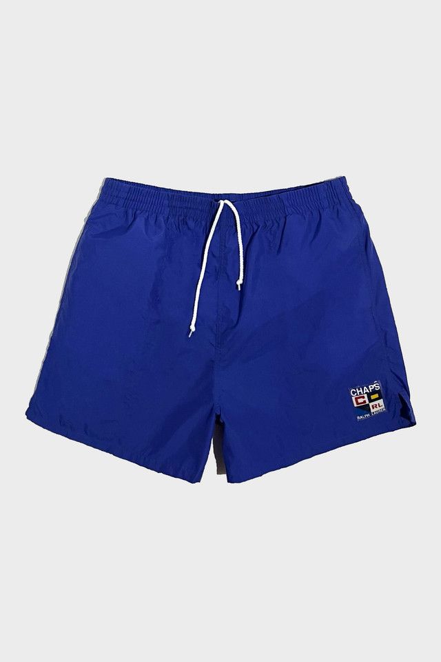 Vintage 1990’s Chaps Ralph Lauren Nautical Flag Swim Shorts | Urban ...