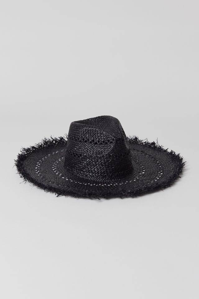 Tall Crown Straw Hat #1
