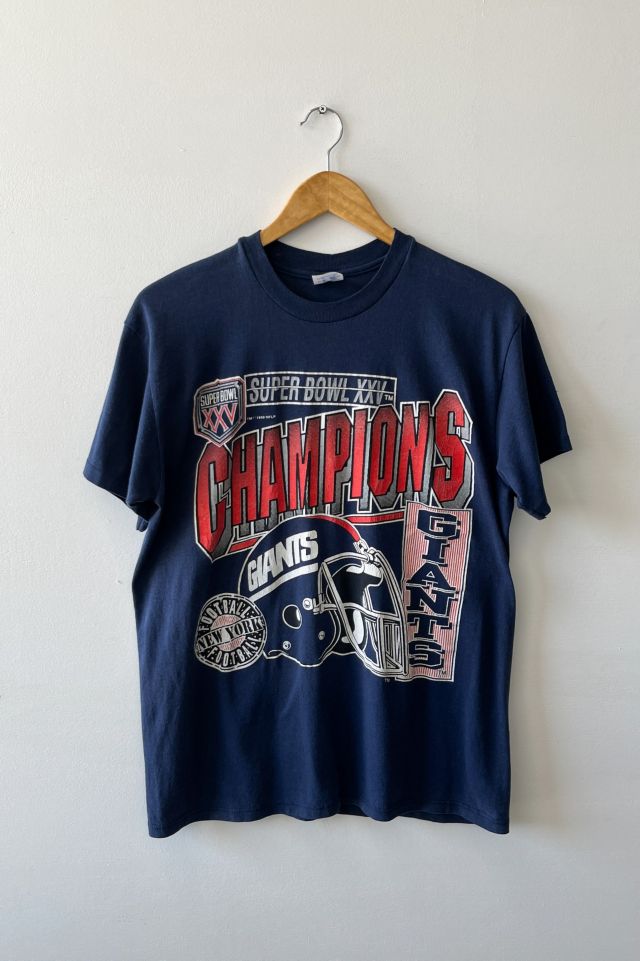 RARE SUPER BOWL XXV NY GIANTS CHAMPIONS ERROR TEE - Primetime