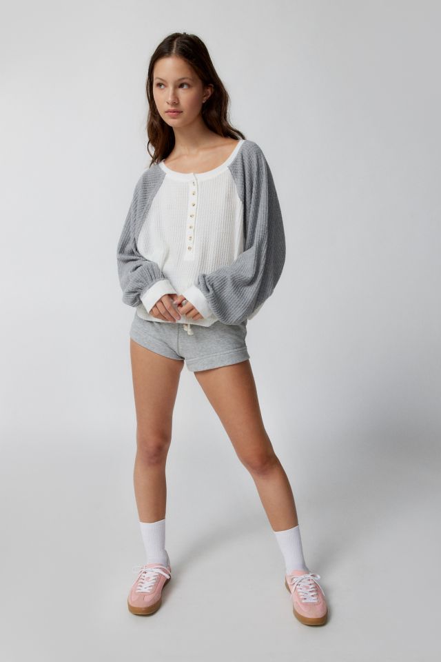 Out From Under Erin Slouchy Henley Top #1