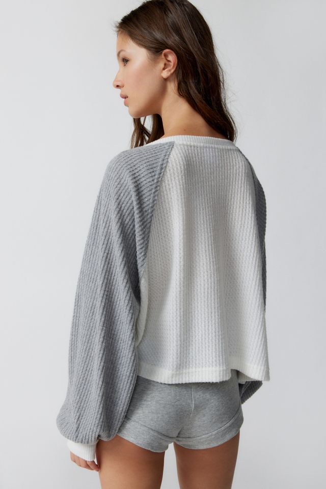 Out From Under Erin Slouchy Henley Top #3