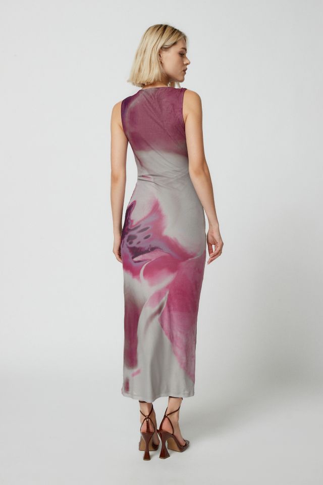 Motel Fayola Mesh Midi Dress #3