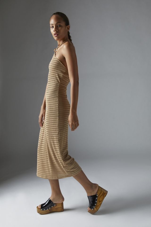 Motel Emersyn Knit Textured Midi Dress #2