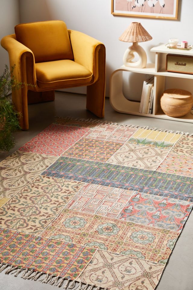 Two-tone Patchwork Puzzle Rug