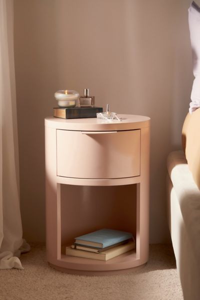Urban Outfitters Kane Nightstand In Rose