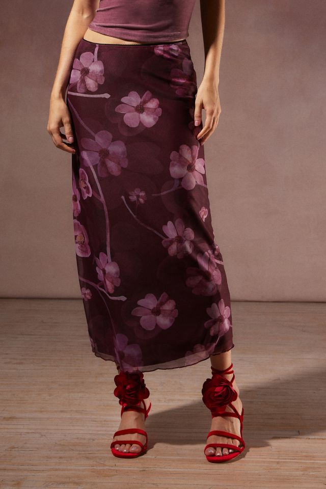 Motel Lassie Printed Midi Skirt #1