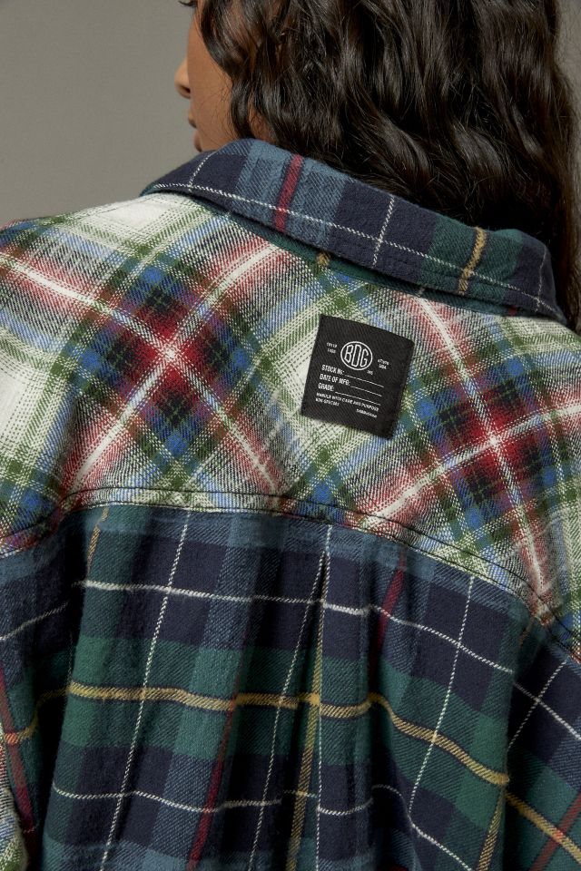 BDG One Way Or Another Plaid Flannel Button-Down Shirt #2