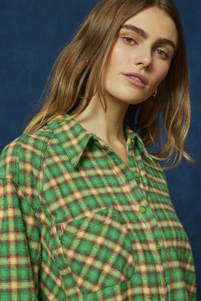 BDG Brixton Flannel Button-Down Shirt #3