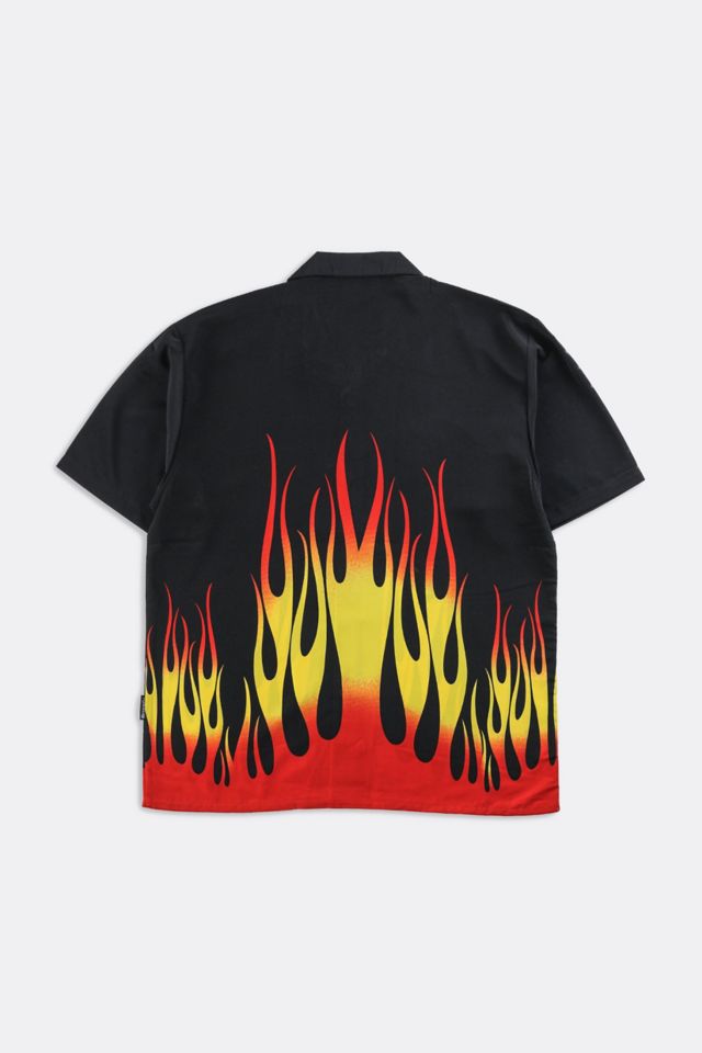 Vintage flame hot sale shirt