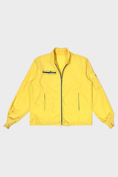 Vintage 1970's Goodyear Racing Contrast Zip Garage Jacket