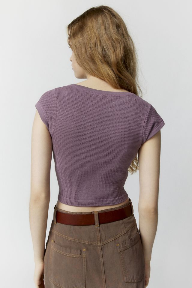 Out From Under Knockout Stretch Seamless Lace-Up Top #3