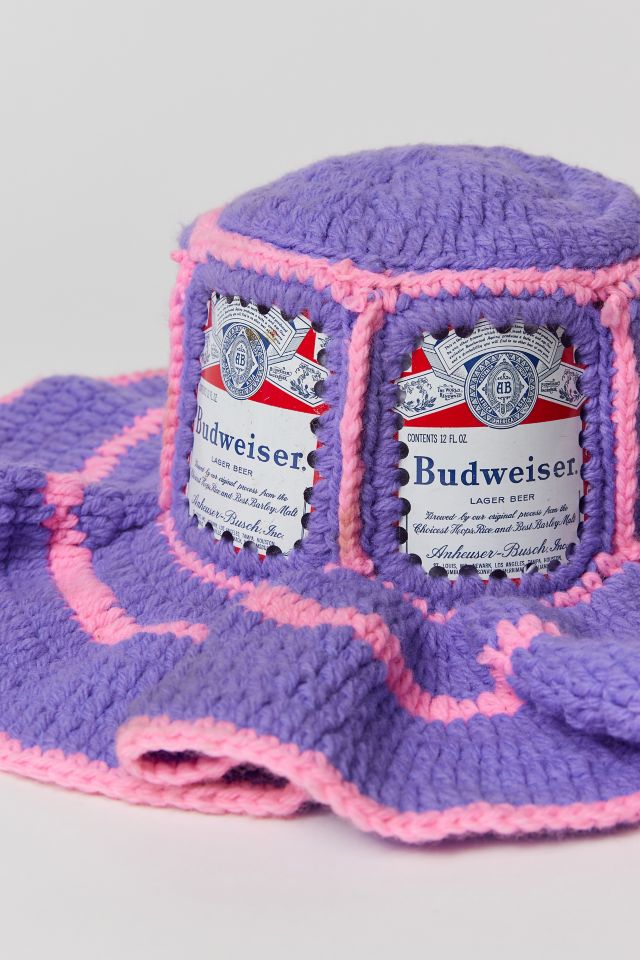 Budweiser crochet hat on sale