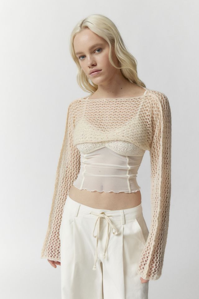 Ivory 2024 shrug sweater