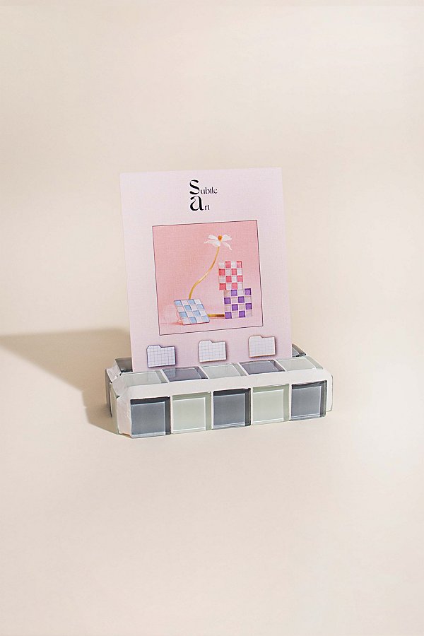 Subtle Art Studios Tile Picture Holder In Earl Grey Milk Chocolate At Urban Outfitters In Gray