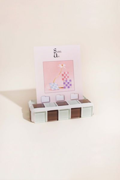 Subtle Art Studios Tile Picture Holder In Classic Milk Chocolate At Urban Outfitters In Multi